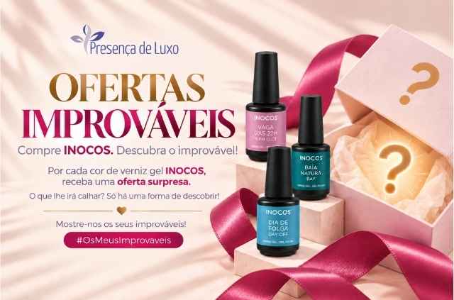 Inocos Verniz Gel de cor - Ofertas Improv&aacute;veis